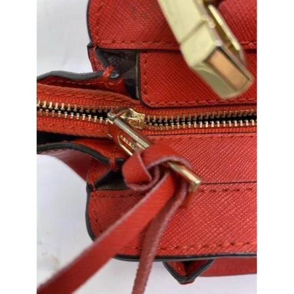 rebecca minkoff red leather cross body bag - Picture 5 of 8